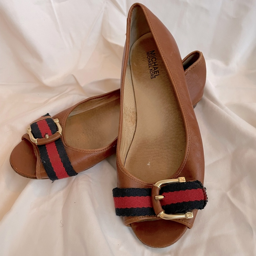 Michael Kors leather flats